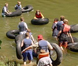 river tubing fully clothed